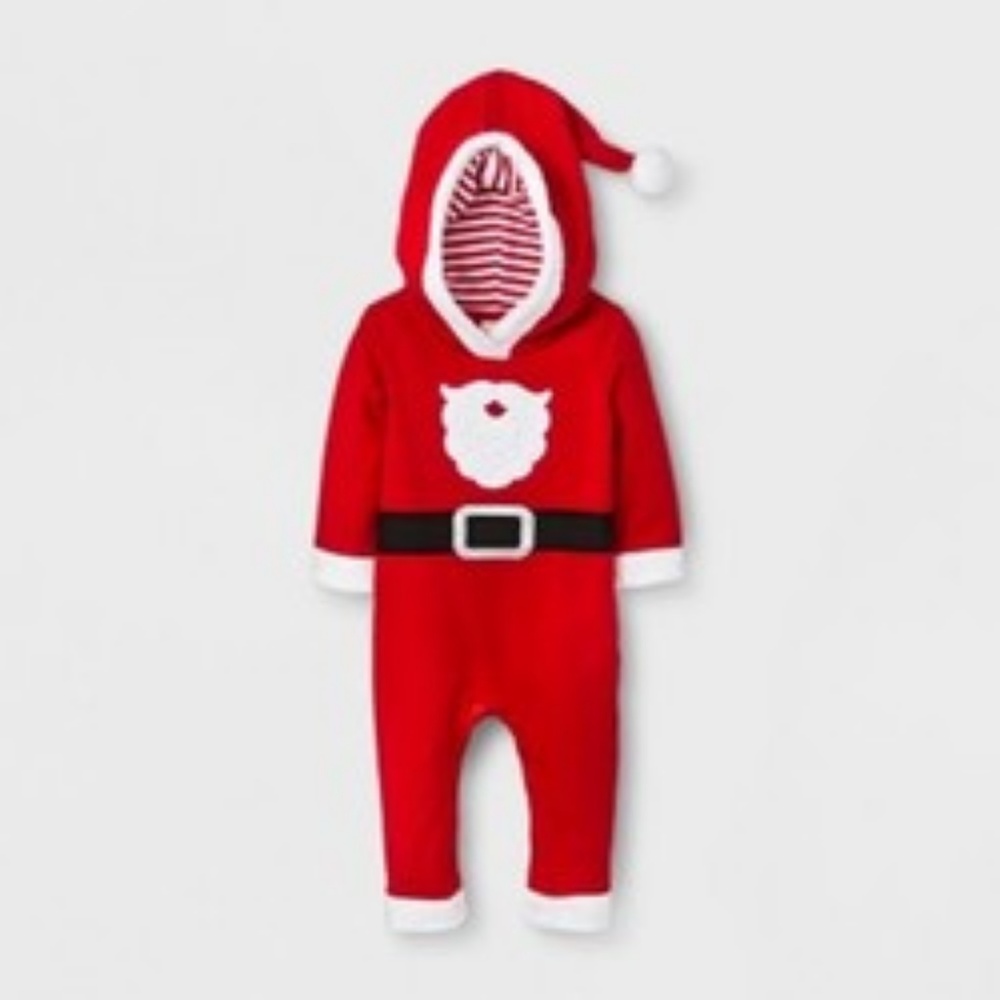 New Baby Boys' Santa Suit